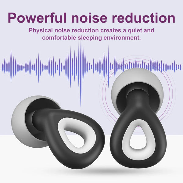 Sleep Ear Plug Waterproof Silicone Swimming Ear Protector Canceling Noise Reduction Soundproof Sleeping Earplugs for Travel Home