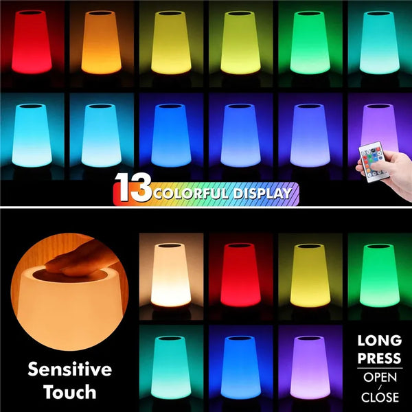 RGB Color Changing Touch Lamp