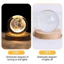 Glowing Crystal Ball  Table Lamp