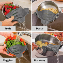 Clip-On Silicone Kitchen Strainer