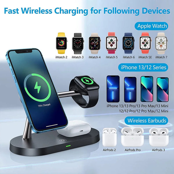 3-in-1 Magnetic Wireless Charger